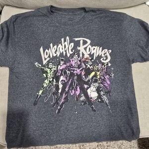 Gray Lovable Rogues Graphic T-Shirt